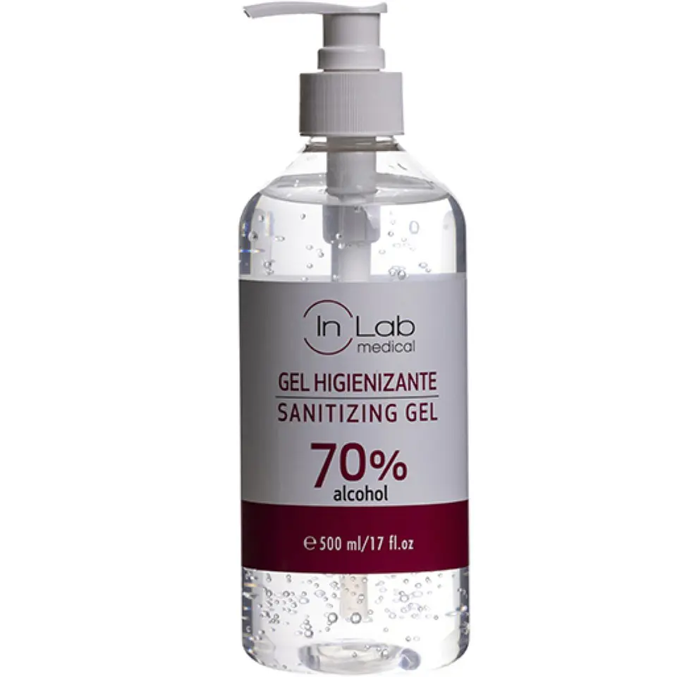 Álcool Gel 70% In Lab Medical 500 mL 1