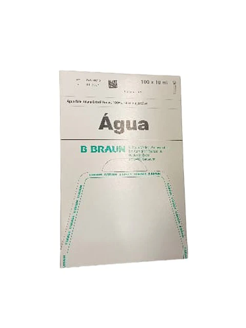 Água Bidestilada BBraun 10 mL - 100uni