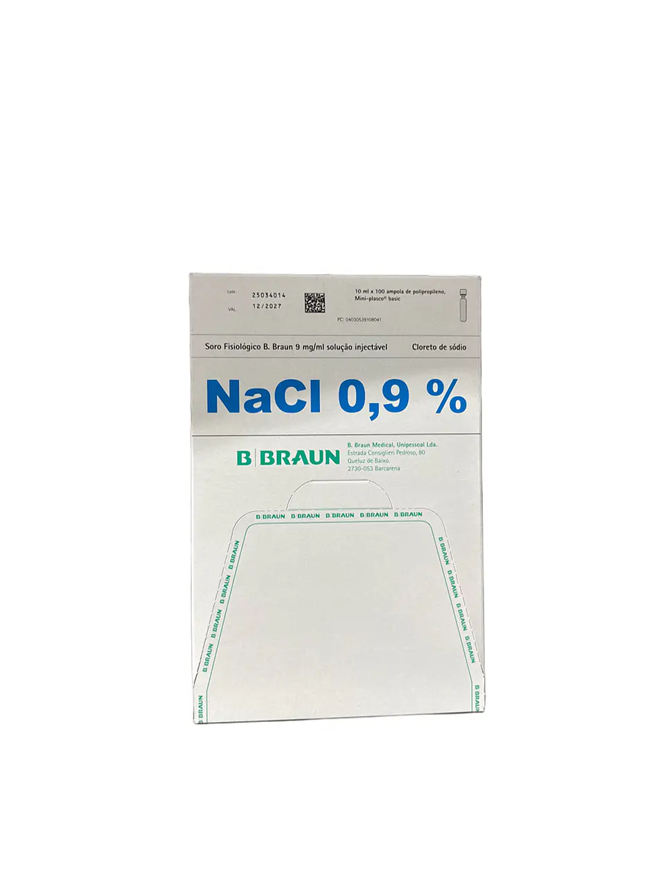 Soro Fisiológico para injetáveis 0,9% 10mL - B. Braun - 100uni 1