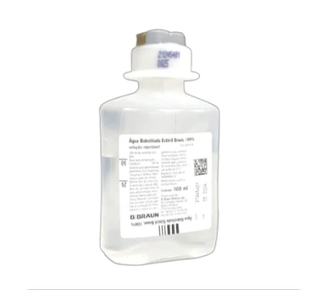 Água Bidestilada 100 mL - B. Braun - 1uni