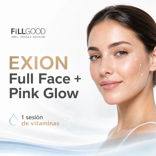 EXION full face + 1 sesión de vitaminas (Pink Glow)