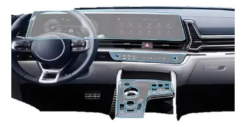 Set Film 3d Vinilo Kia Sportage Nq5 2024-25 Consola Pantalla
