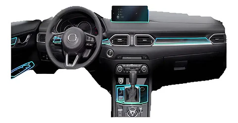 Set Film 9 Pcs Ppu Vinilo 3d / Mazda Cx-5 At/mt 2020/25