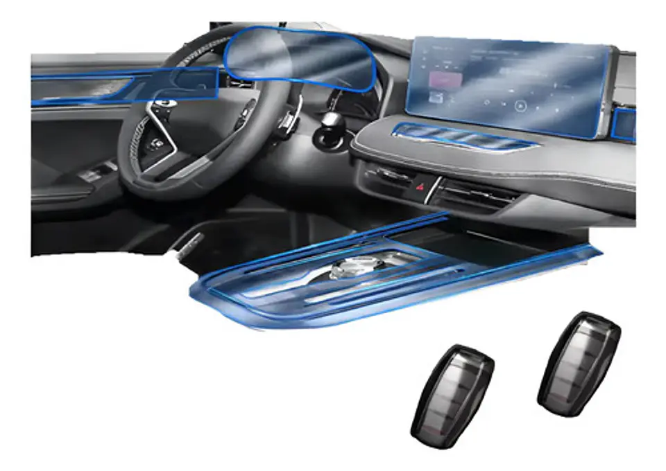 Film Vinilo Haval Jolion 22-25 Pantalla 12.3 + 2 Funda Llave 1