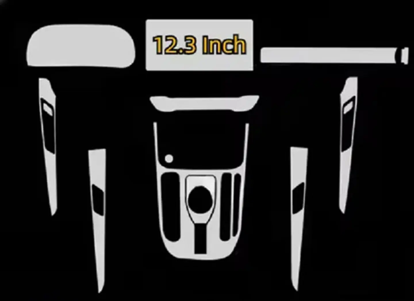 Film Vinilo Haval Jolion 22-25 Pantalla 12.3 + 2 Funda Llave 2