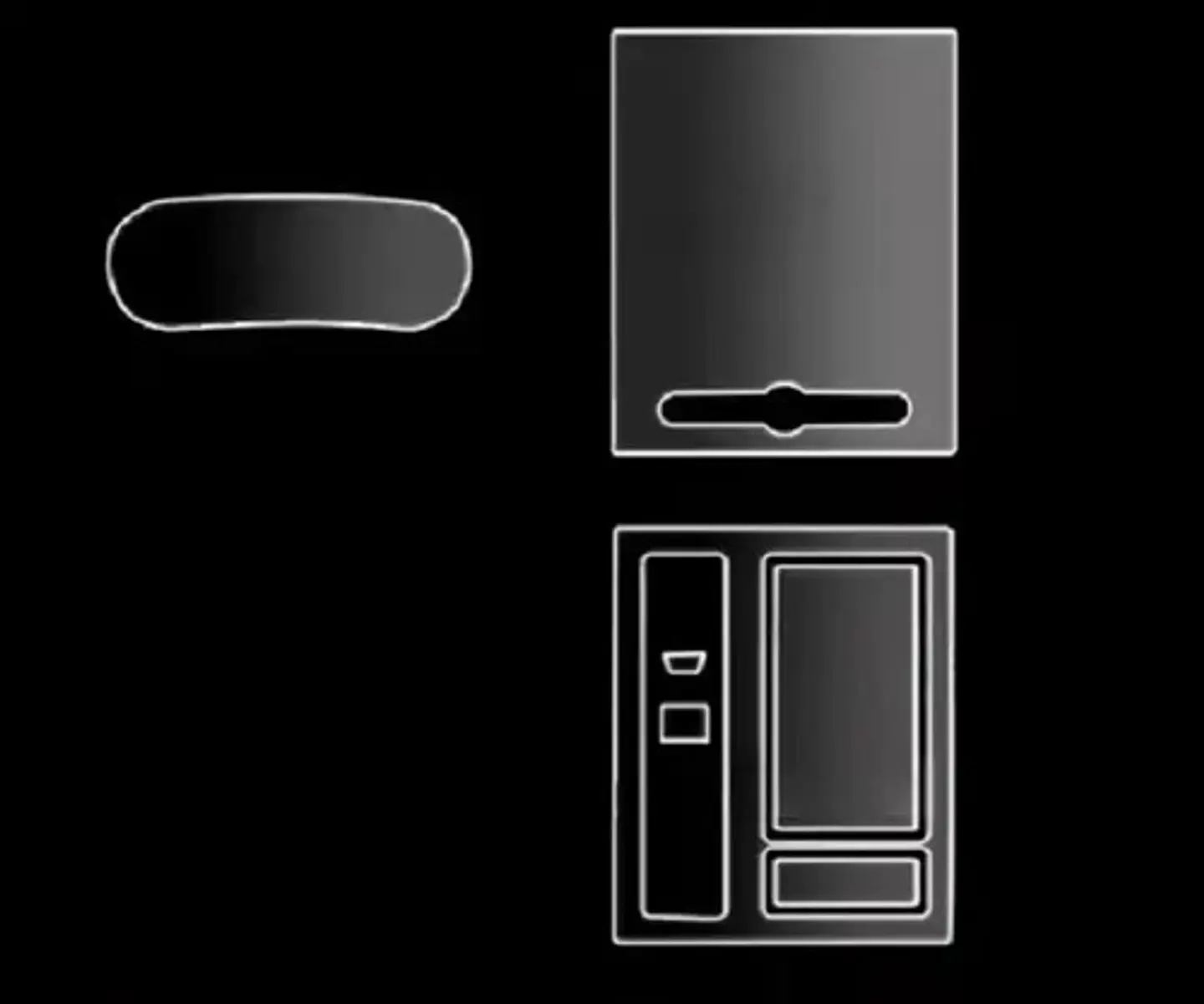 Set Film 3d Vinilo Mg Rx5 2023-25 Consola Pantalla 2