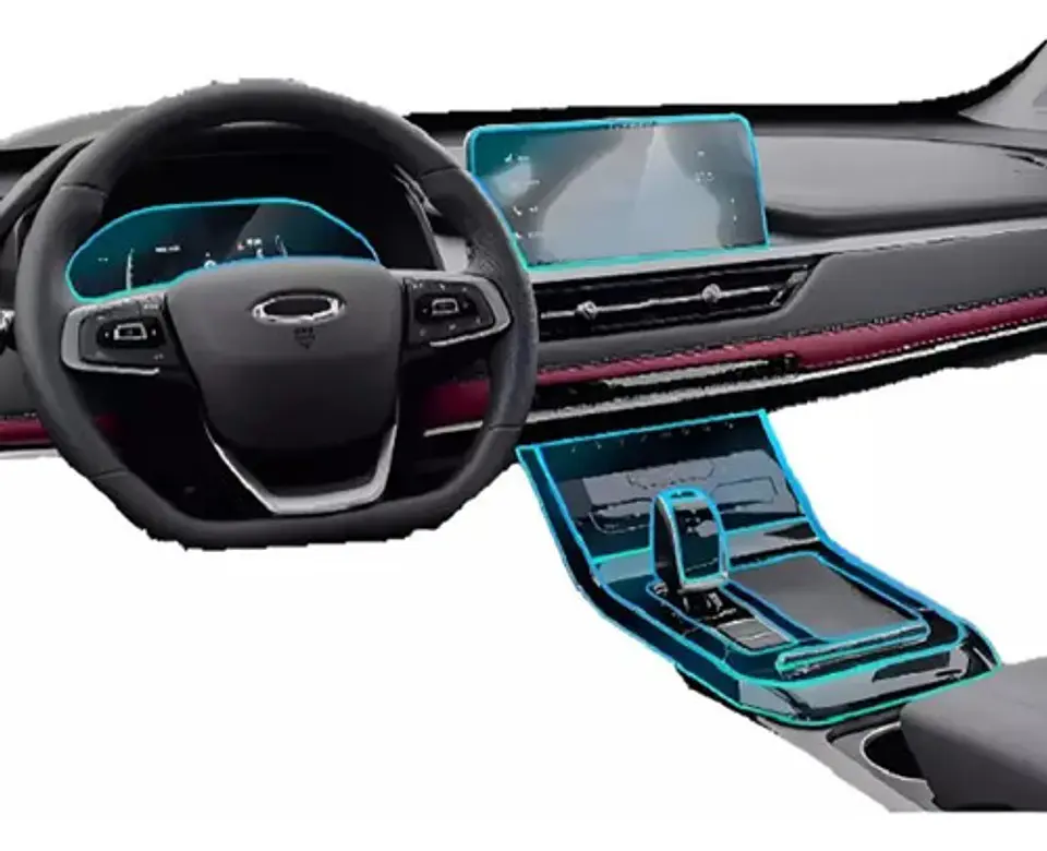 Set Film 9 Pcs Ppu Vinilo 3d / Chery Tiggo 7 Pro 2020 - 2025 1
