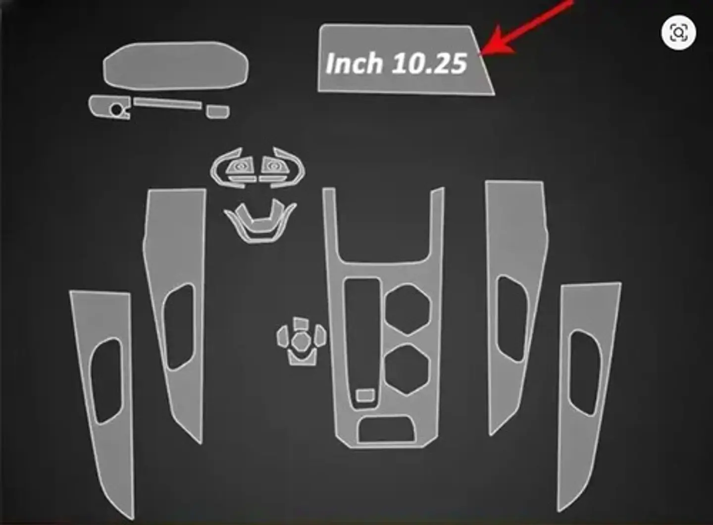 Set Film Ppu Vinilo Changan C55 Plus 10.3 + Protector Llave 3