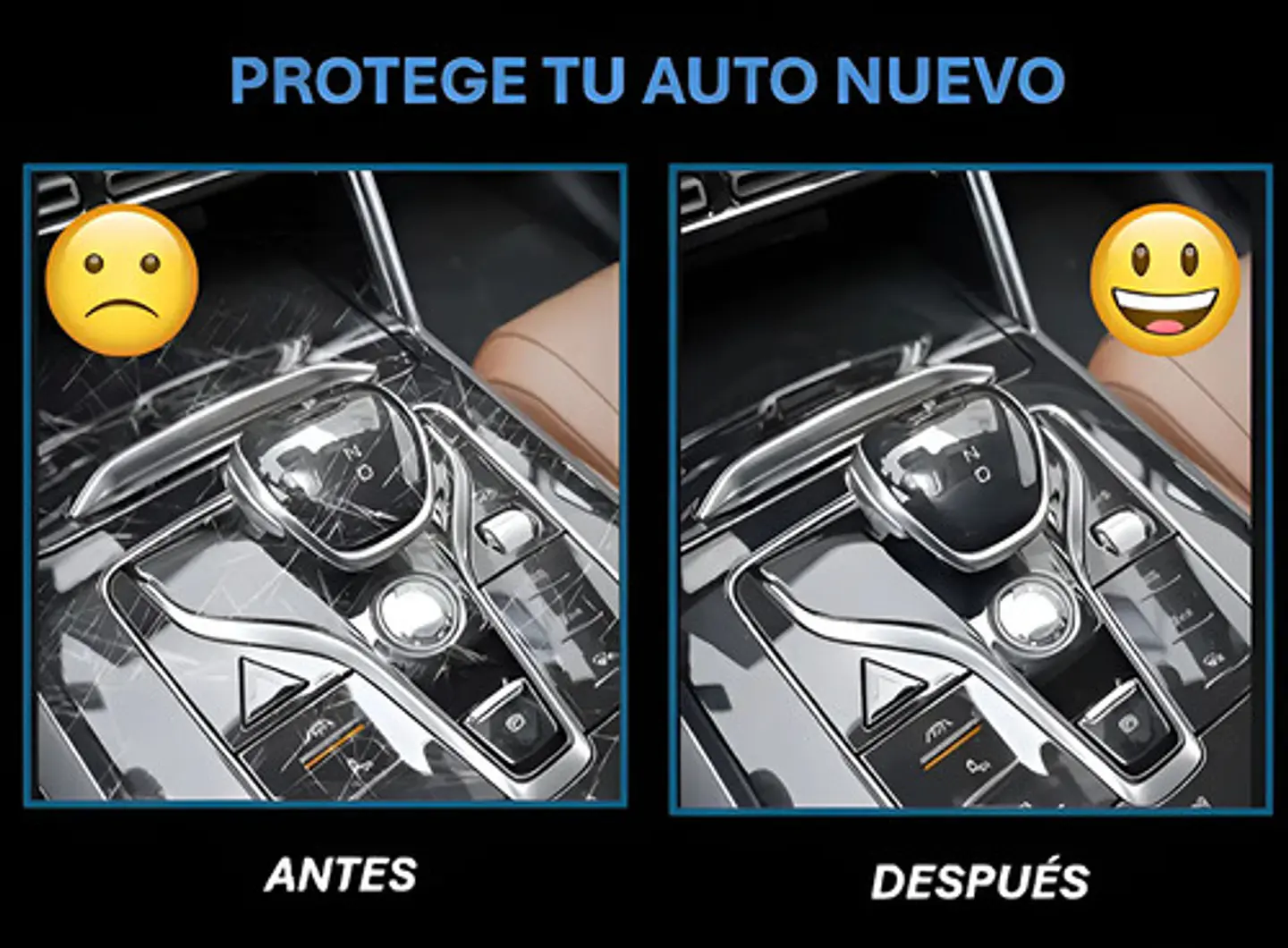 Set Film Ppu Vinilo Changan C55 Plus 10.3 + Protector Llave 4