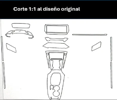 Set Film Ppu Vinilo 3d / New Peugeot 2008 Consola Pantalla