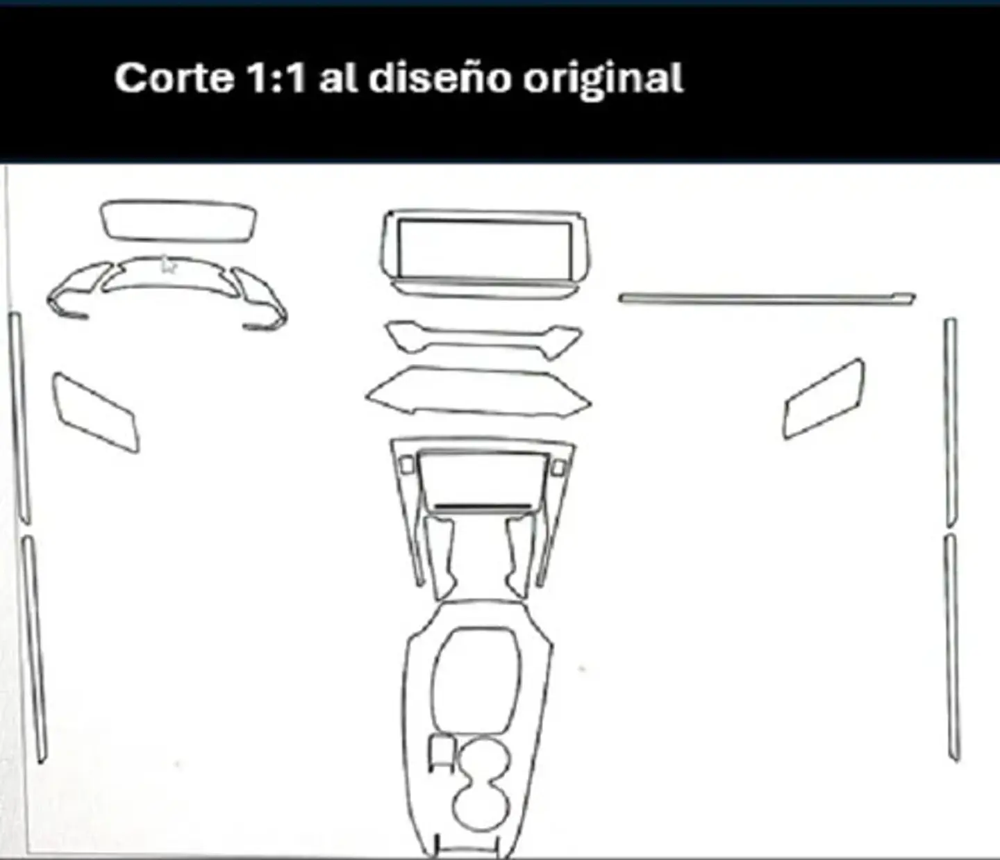 Set Film Ppu Vinilo 3d / New Peugeot 2008 Consola Pantalla 2