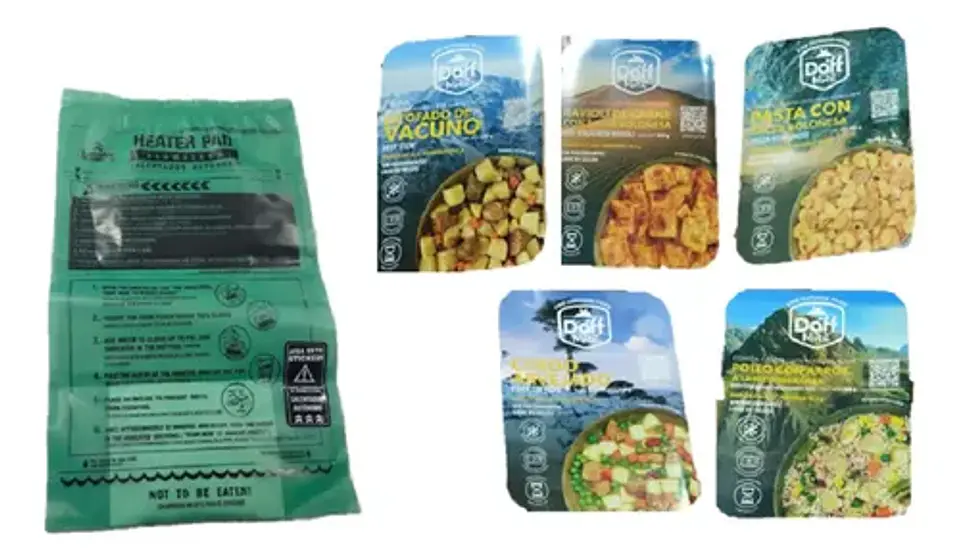 Pack 5 Ración De Combate + 5 Calentador Montaña Daff Outdoor 1