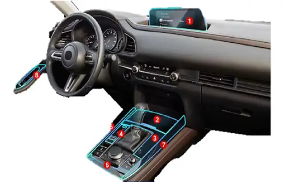 Set Film Protector / Mazda Cx-30 At/mt 2020-2025 1