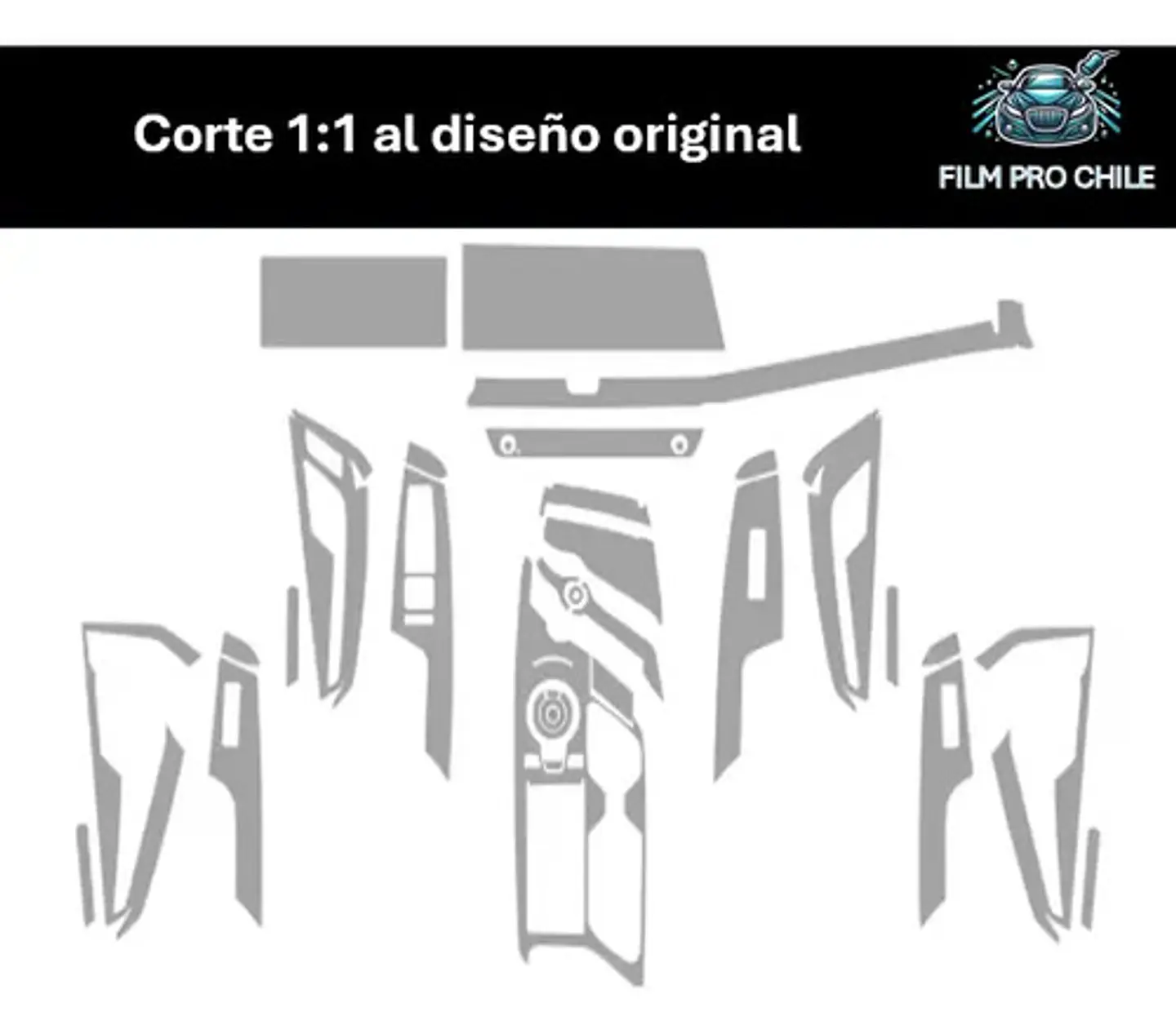 Protector Film Vinilo Kia Ev6 2024-25-2026 Consola Pantalla 2