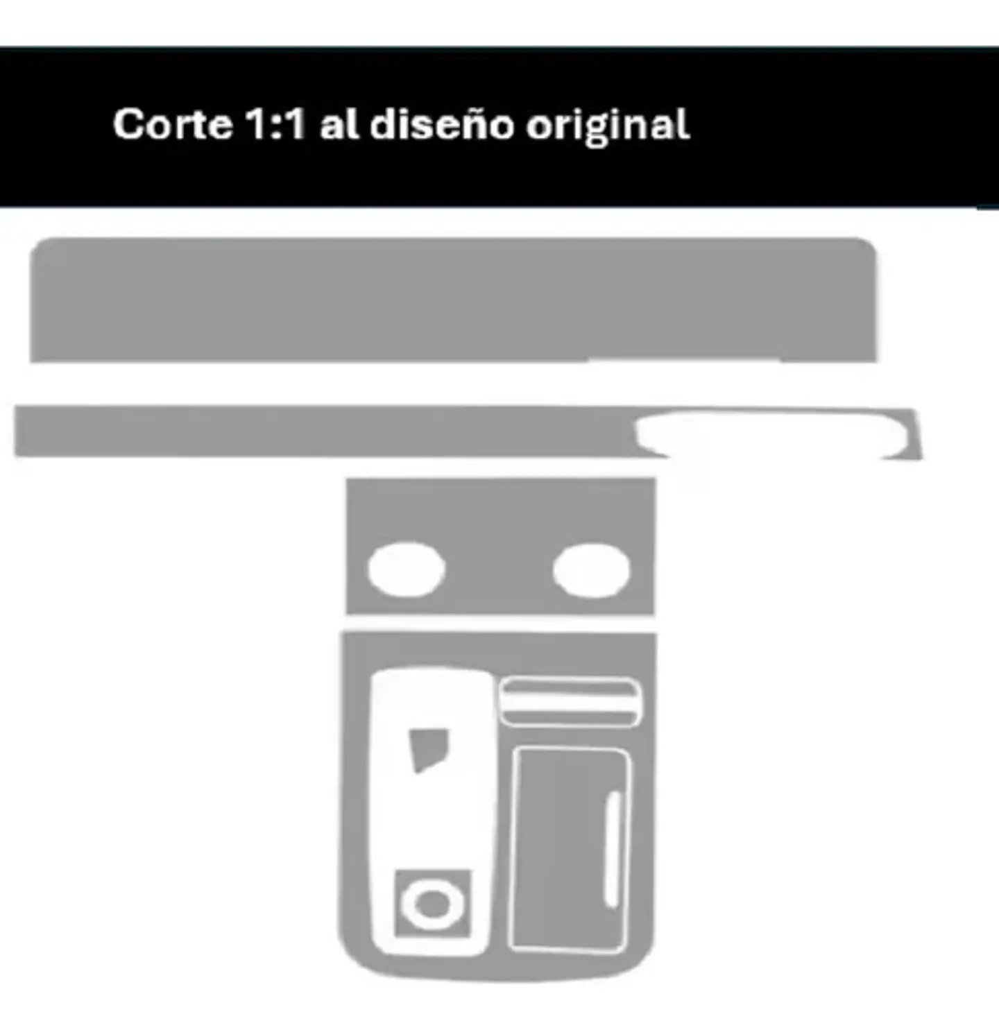 Protector Vinilo Film Chery Jetour X70 Plus Consola Pantalla 2