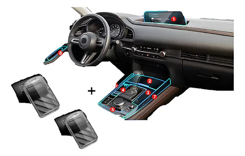 Set Film Ppu  + 2 Fundas  Llave / Mazda Cx-30 At/mt 2020 -25