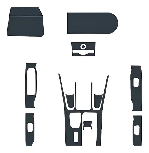 Set Film 3d Vinilo  Haval Dargo 2024-2026 Consola Pantalla