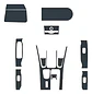 Set Film 3d Vinilo  Haval Dargo 2024-2026 Consola Pantalla - Miniatura 2