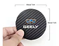 Posavasos Silicona Geely Cityray Coolray Monjaro Negro - Miniatura 3
