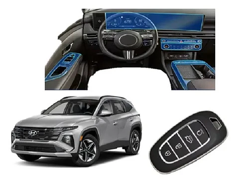 Film Protector Hyundai New Tucson Pantalla Consola + Llave