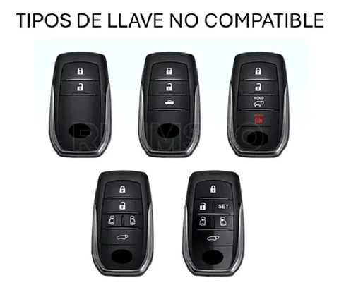 Funda Protector Llave Toyota Corolla Rav4 Camry Rav 150