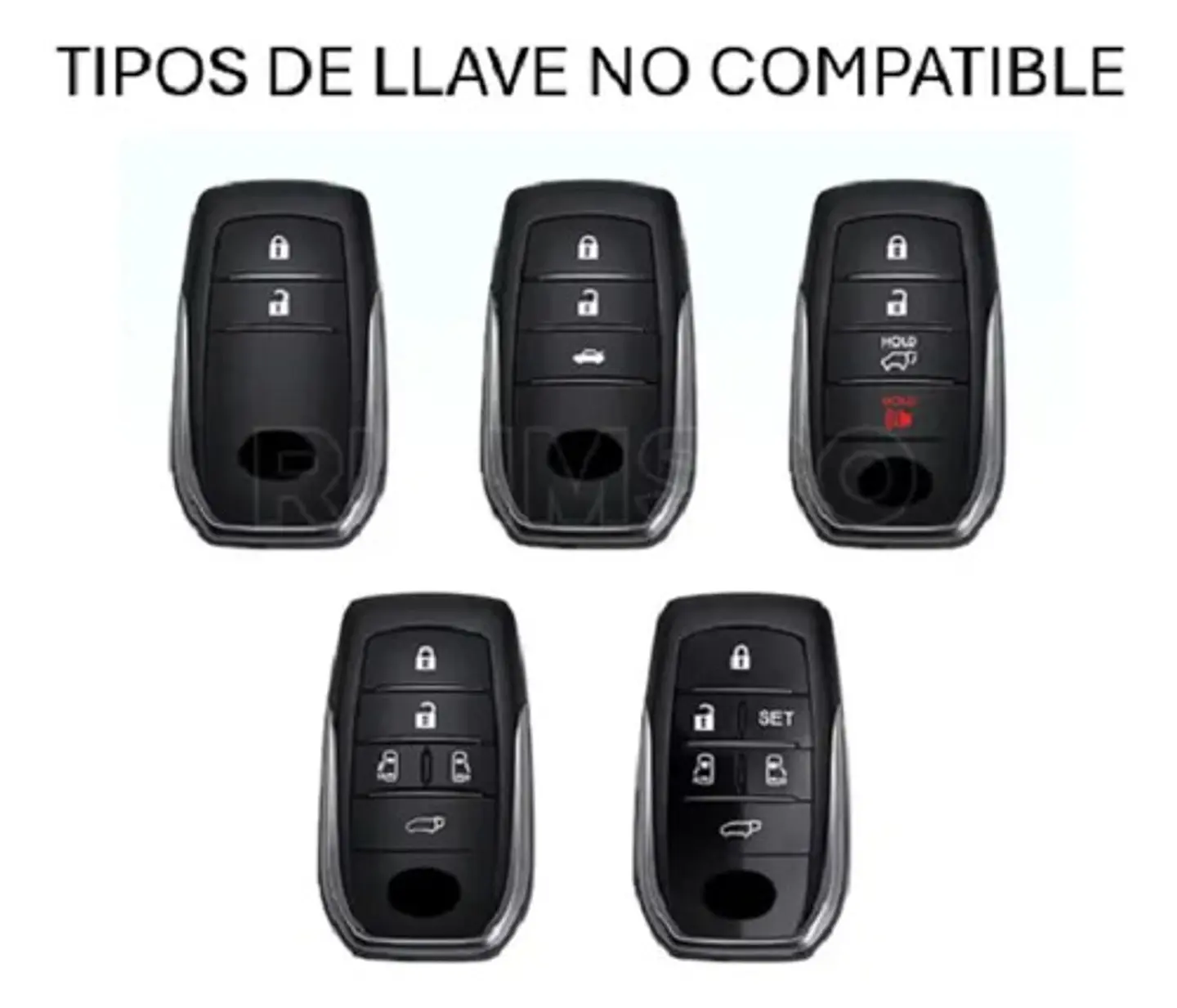 Funda Protector Llave Toyota Corolla Rav4 Camry Rav 150 2