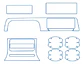 Set Film Protector Kia Sonet Consola Pantalla Suv Ppu Ppf - Miniatura 2