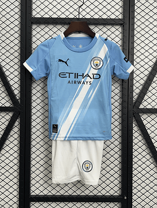 Kit Criança Manchester City Principal 2025/26