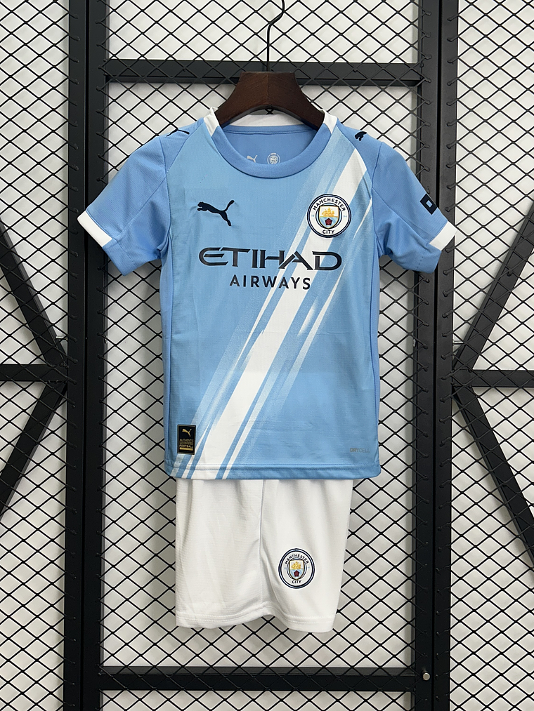 Kit Criança Manchester City Principal 2025/26 1