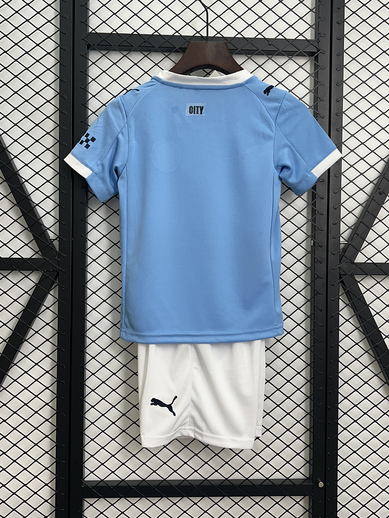 Kit Criança Manchester City Principal 2025/26 2