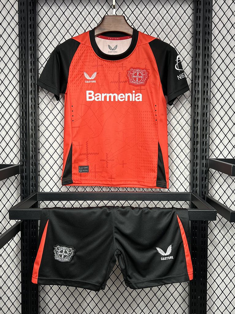 Kit Criança Bayer Leverkusen Principal 2024/25 1