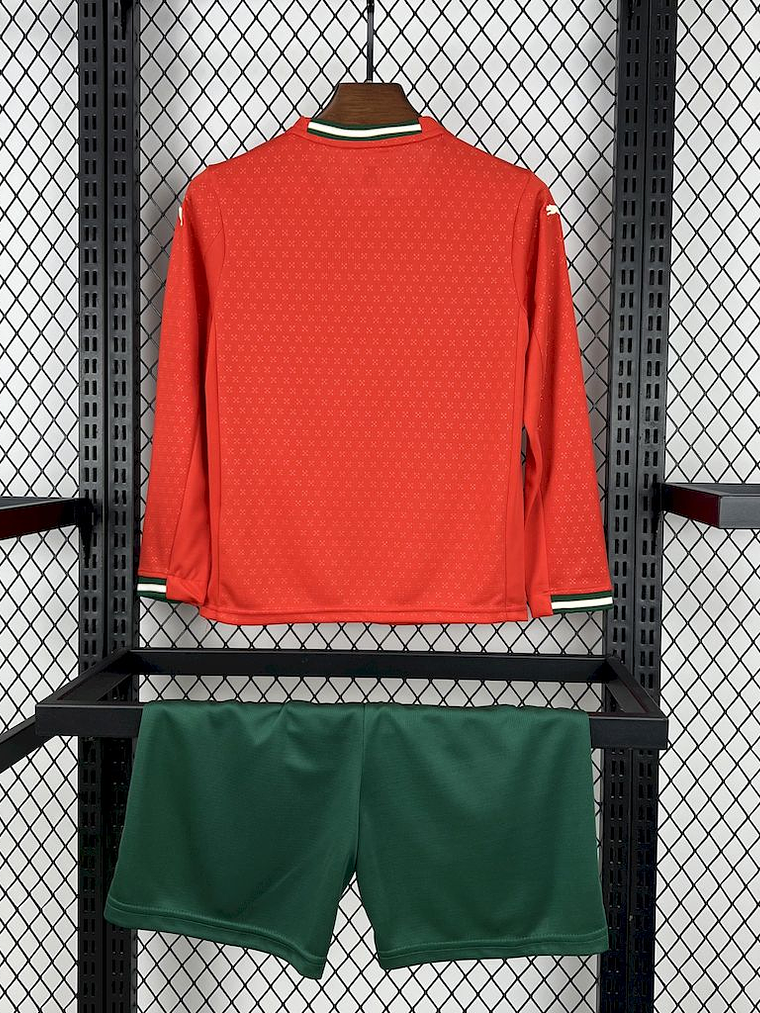 Kit Criança Portugal Principal Manga Comprida 2025 2