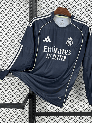 Camisola Real Madrid Alternativa Manga Comprida 2025/26