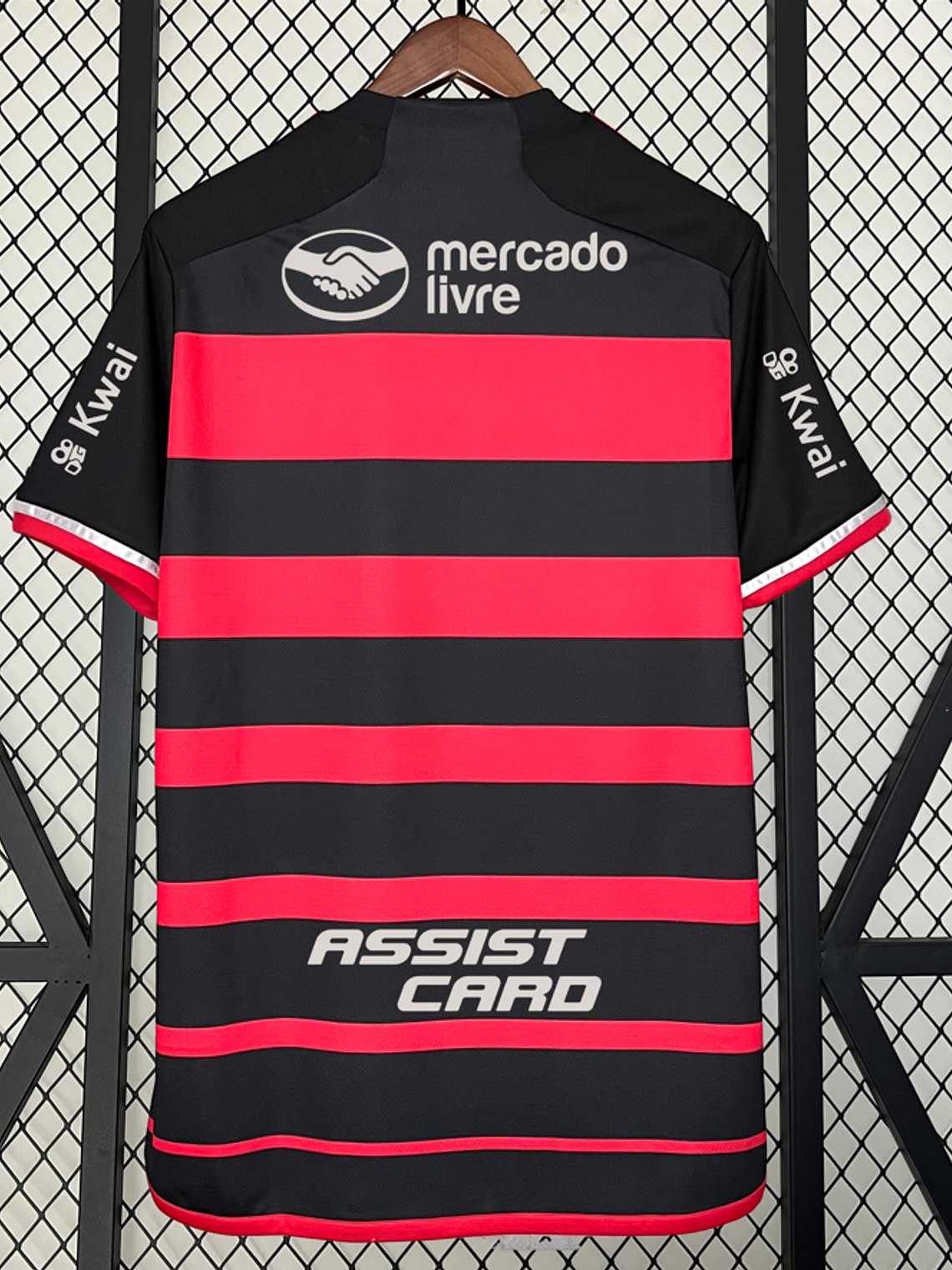 Camisola Flamengo Principal 2024/25 Todos os Patrocínios  2