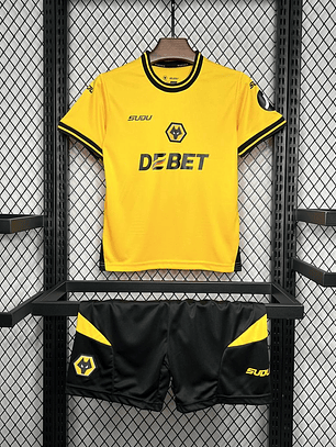 Kit Criança Wolverampthon Principal 2024/25