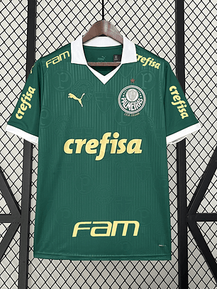 Camisola Principal Palmeiras 2024/25 Todos os Patrocínios 