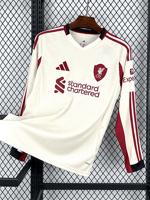 Camisola Liverpool Alternativa Manga Comprida 2025/26