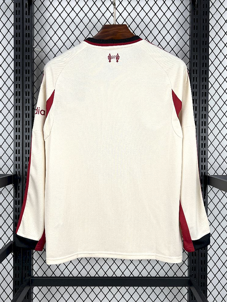 Camisola Liverpool Alternativa Manga Comprida 2025/26 3