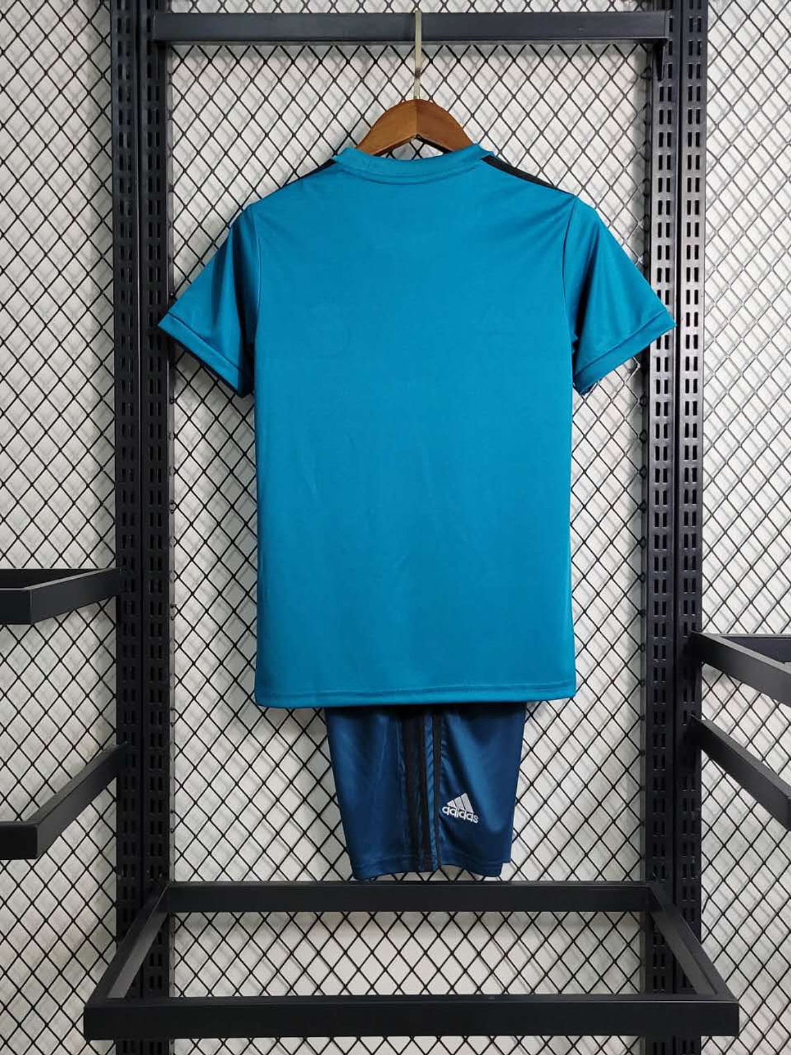 Kit Criança Real Madrid Terceiro 2017/18 2