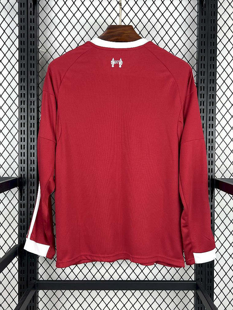 Camisola Liverpool Principal Manga Comprida 2025/26 3