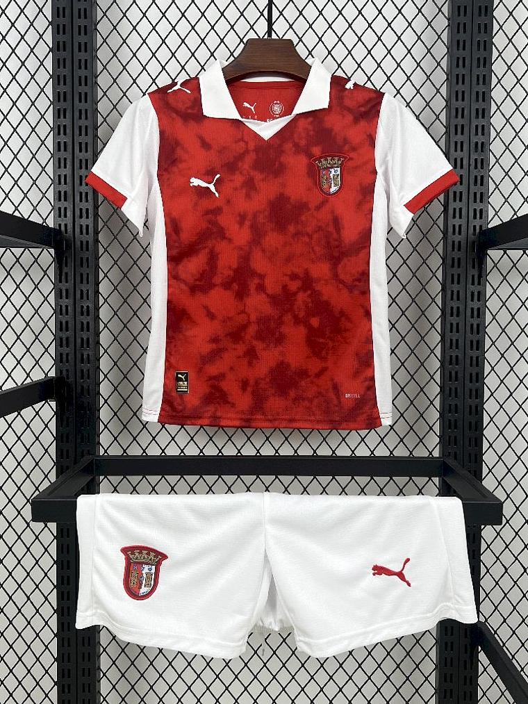 Kit Criança Braga Principal 2025/26 1