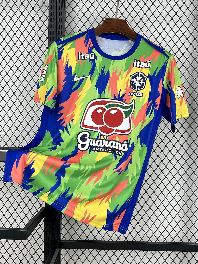 Camisola Brasil Aquecimento 2025 1