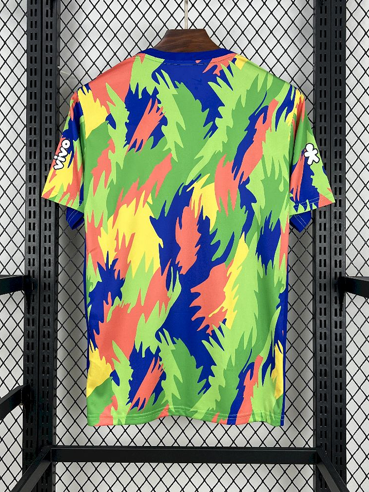 Camisola Brasil Aquecimento 2025 3