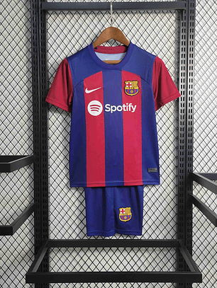 Kit Criança Barcelona Principal 2023/24