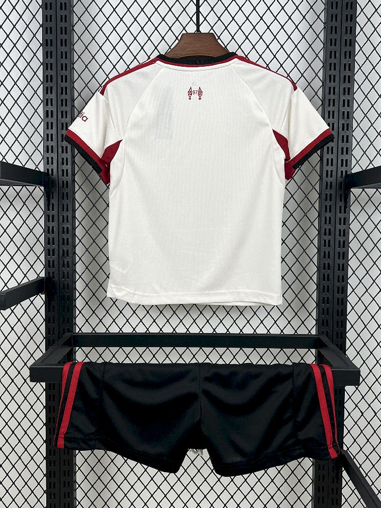 Kit Criança Liverpool Alternativa 2025/26 2