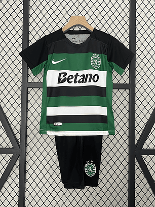 Kit Criança Sporting Principal 2024/25