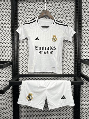 Kit Criança Real Madrid Principal 2024/25
