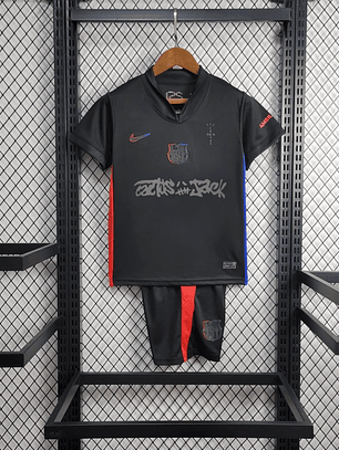 Kit Criança Barcelona Alternativo Edição Especial 2024/25