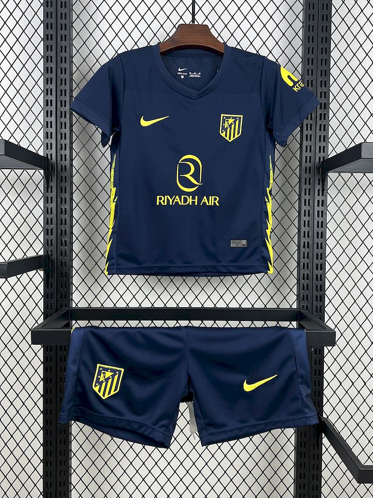 Kit Criança Atletico de Madrid Alternativo 2025/26 1