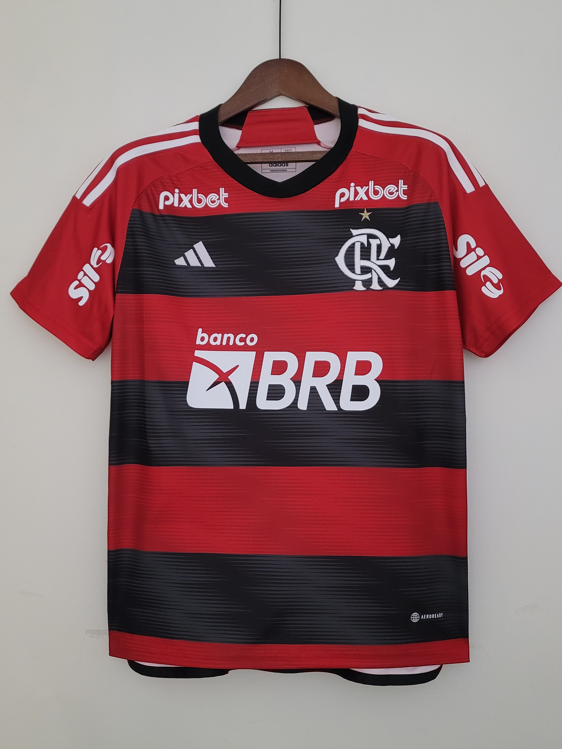 Camisola Flamengo Principal 2023/24 Todos os Patrocínio 1